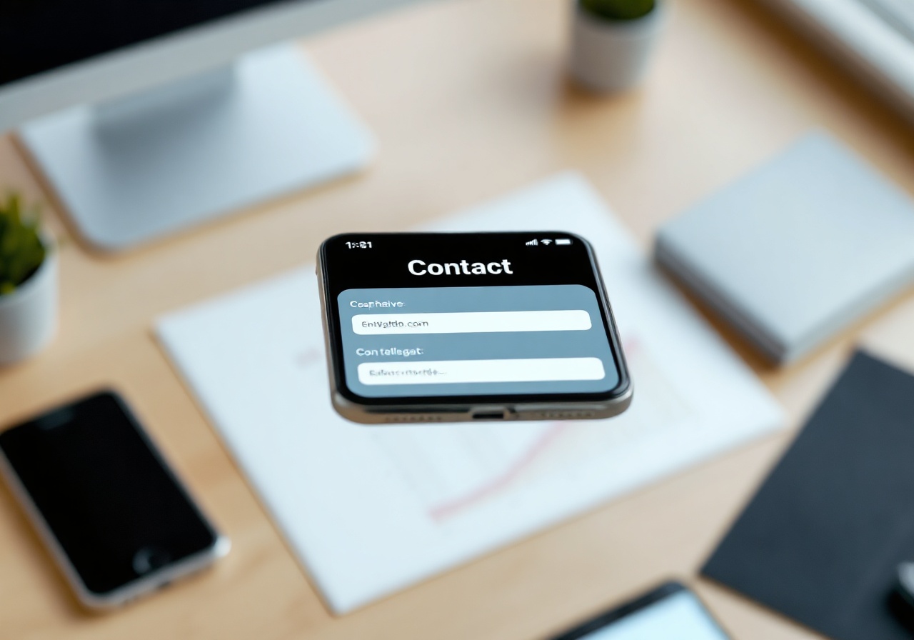 FormFlow split-screen editor displaying live form preview on mobile device alongside configuration settings